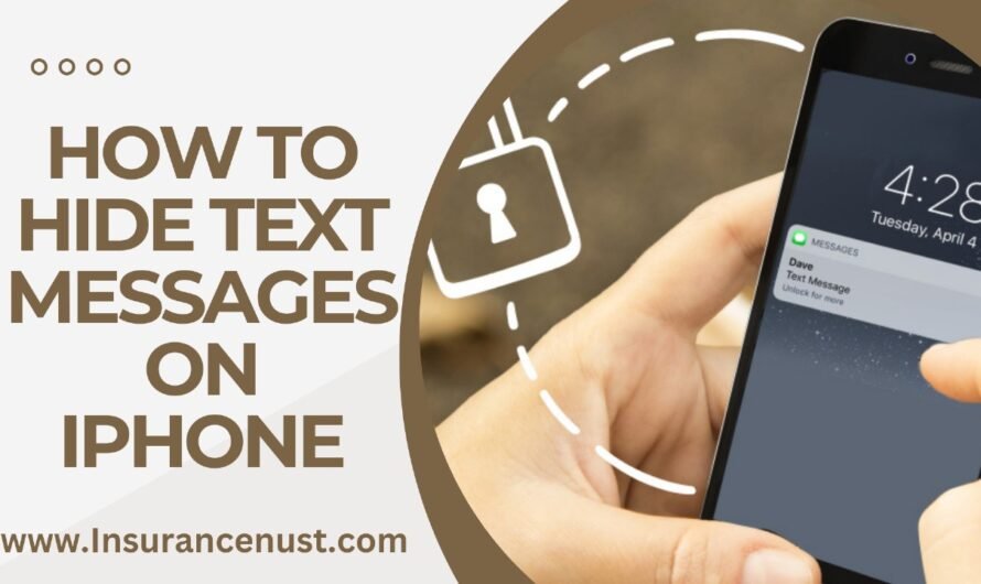 How to hide text messages on iPhone