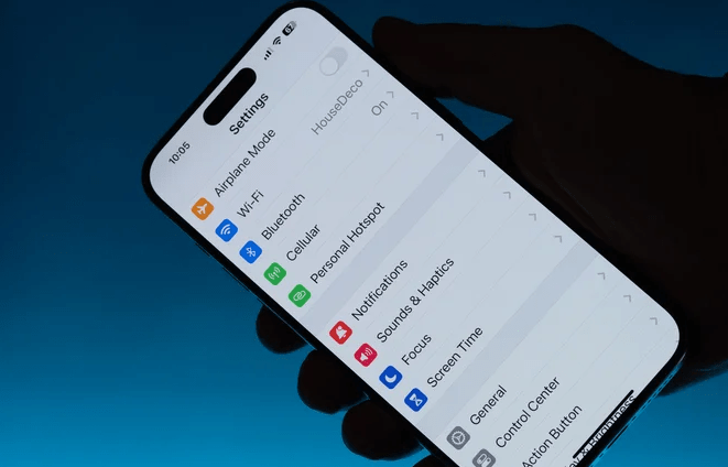 Reset your iPhone network settings