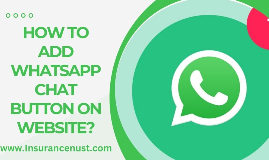 How to Add WhatsApp Chat Button on Website?